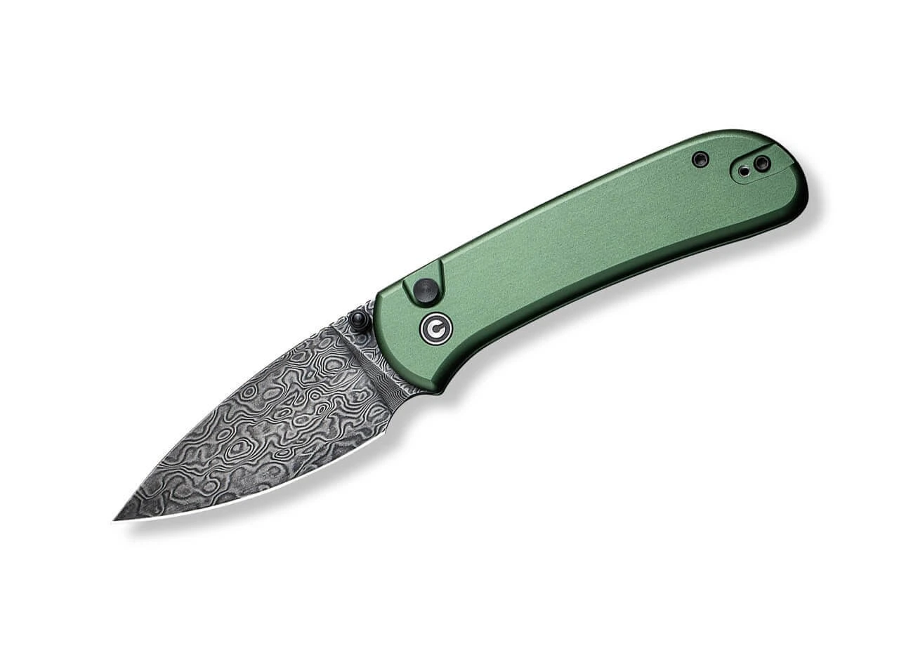 Qubit Aluminum Green Damascus 3 Qubit Aluminum Green Damascus