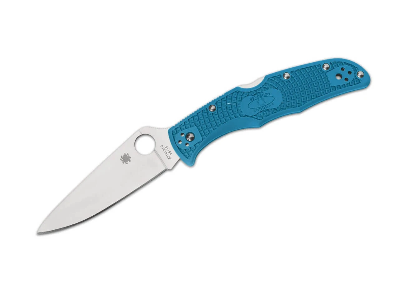 Spyderco Endura Flat Ground Blau 3 Spyderco Endura Flat Ground Blau