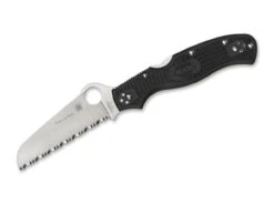 Spyderco Rescue 3 Lightweight Thin Blue Line SpyderEdge