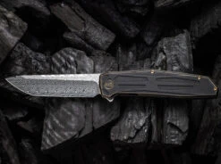 Shadowfire Titanium Black & Bronze Damascus
